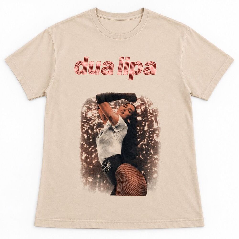 Dua Lipa Radical Optimism Tour Rhinestone Graphic T-Shirt Large